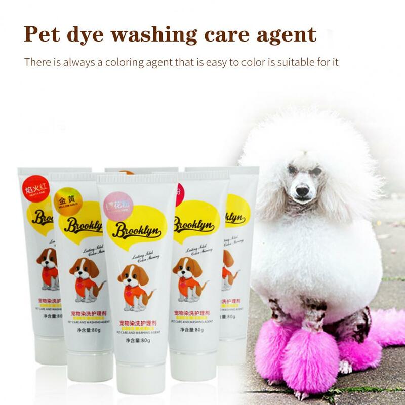 Erhellen Pelz Nicht-Fading Haustiere Tiere Haar Helle Sicher Färben Pigment für Hunde