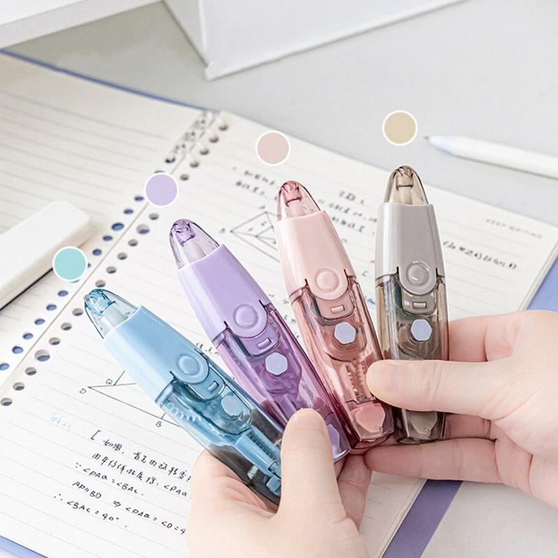 Double Sided Adhesive Dots Stick Roller Continuous Belt Transparent Sticky Stick Homework Correction Stationery Supplies