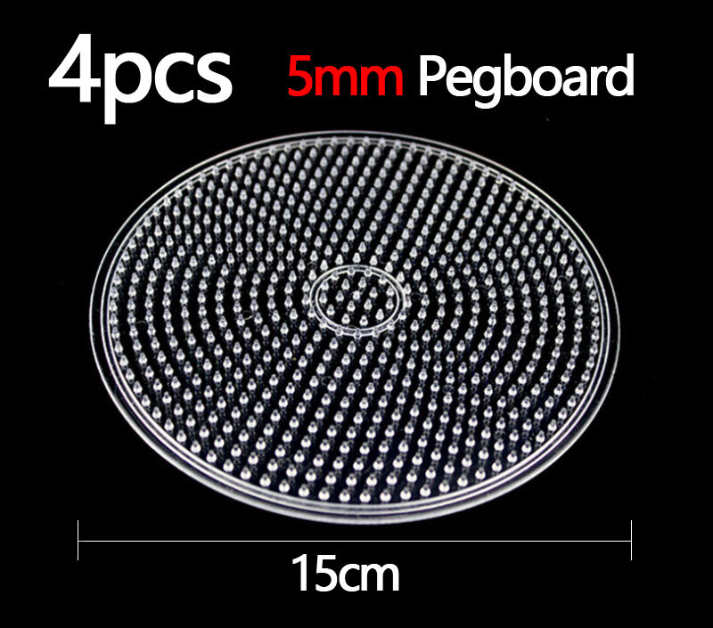 Fuse Beadbone Square Round Hexagon Jigsaw Puzzle Pegboards Patterns for 5 Mm Hama Beads Perler Fuse Beads DIY Puzzles