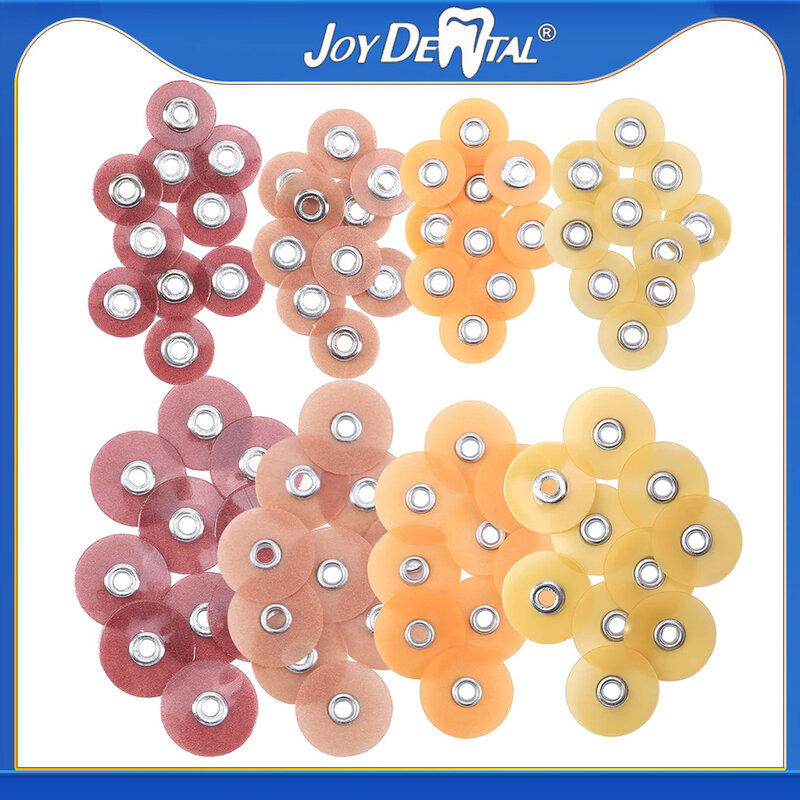 Discos de acabado y pulido Dental, 200 piezas, para compuestos de cerámica y restauraciones de iómeros de vidrio