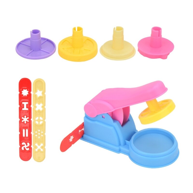 Y1UB plastilina colorida que hace juguetes para niños DIY herramienta molde hecha a mano juguete para jugar a casitas