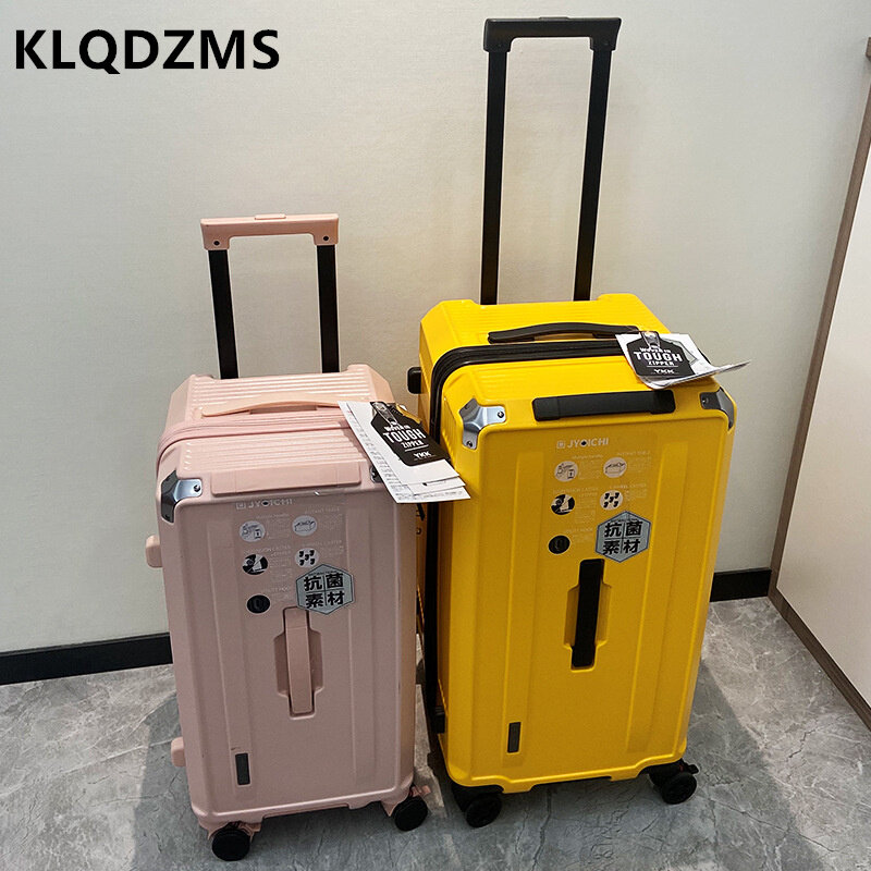KLQDZMS Large Capacity 30"32"36"40 Inch Luggage Thickened Mute Boarding Suitcase Universal Wheel Trolley Case Male And Female