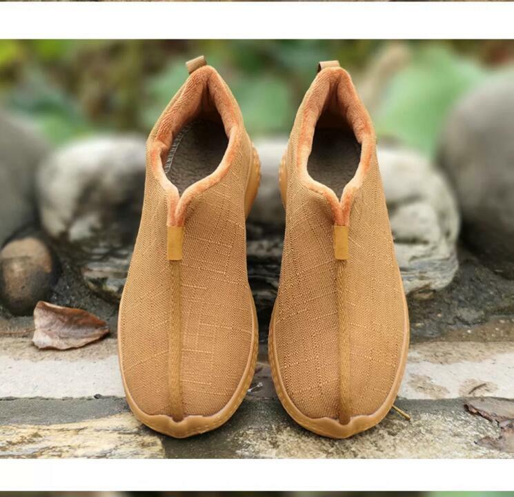 Sepatu kain hangat model Monk Master musim dingin