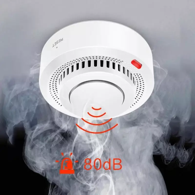 WiFi czujnik dymu ochrona przeciwpożarowa czujka dymu dym dom połączenie alarm przeciwpożarowy system bezpieczeństwa w domu pożar