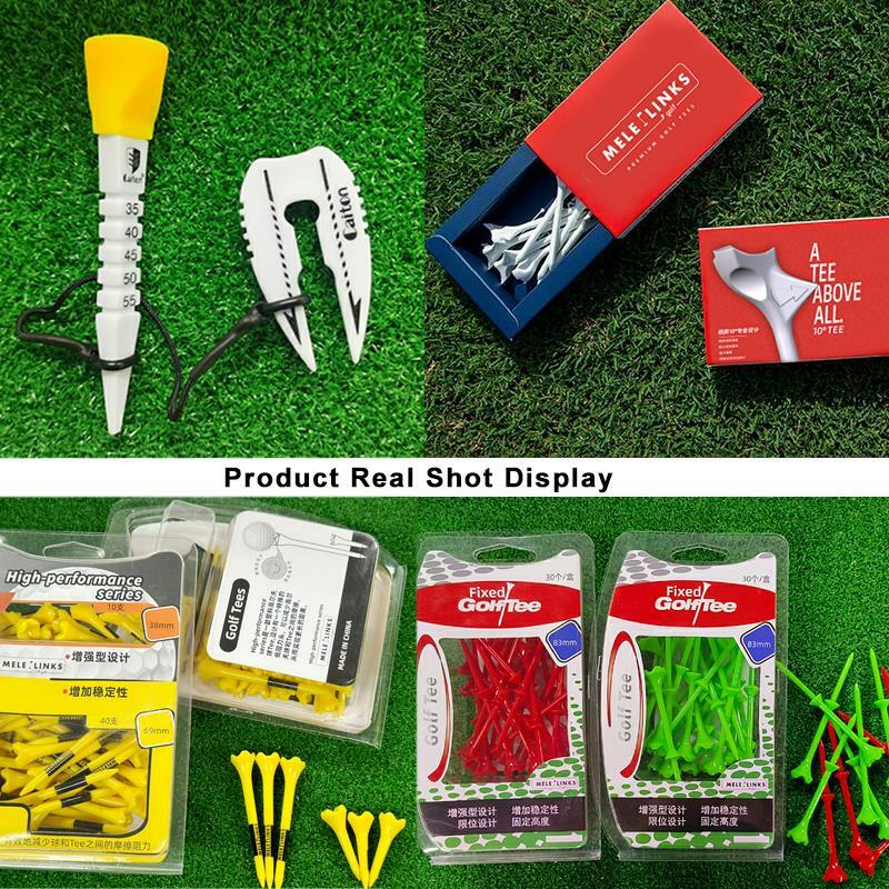 Tees de Golf de plástico para entrenamiento, soporte para pelota de reducción, accesorios de entrenamiento, regalo duradero