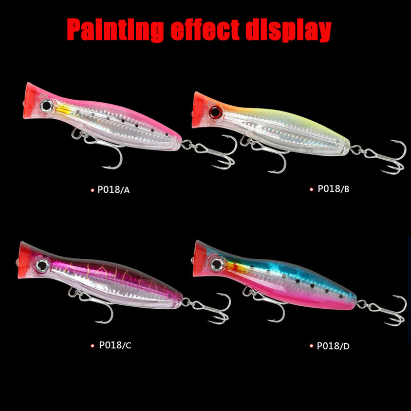 Castfanatic 35g Blank Lures Body Unpainted  Floating Popper with eyes Isca Artificial Uncoated fishing Hard Bait Tackle
