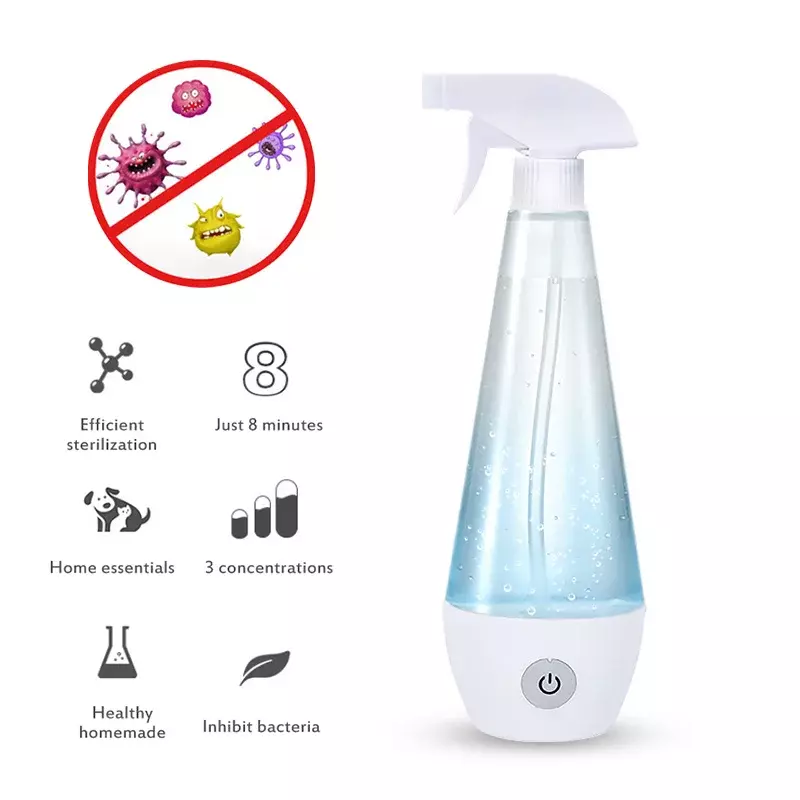Clean Air Spray USB Home-made 84 Disinfectant Manufacturing Machine Disinfectant Liquid Making Machine Hypochlorite Generator