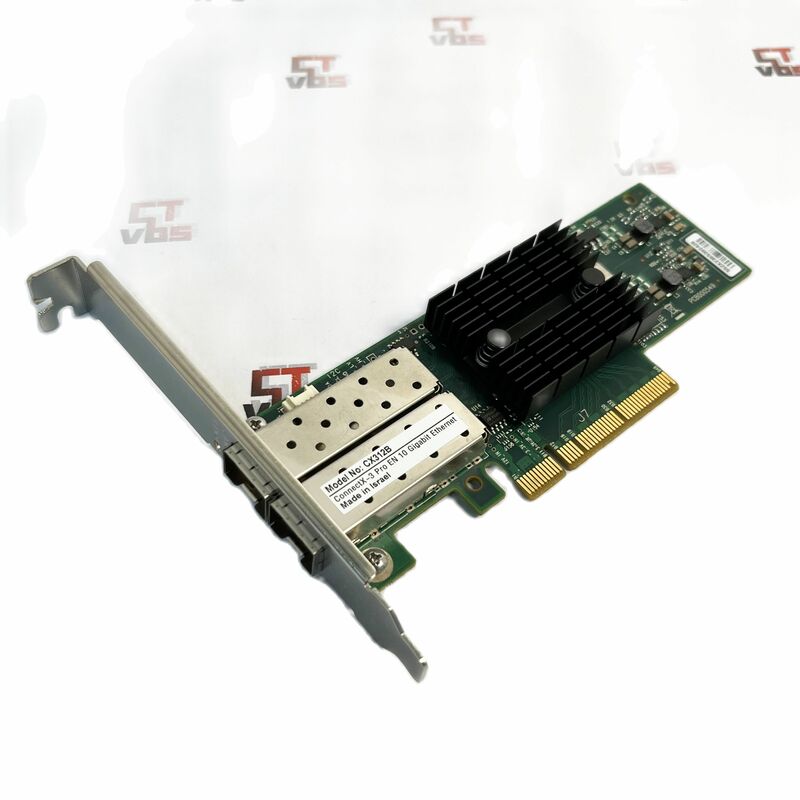 Mellanox-Adaptador Ethernet Dual Port, Cartão de rede, Conector X-3 Pro, CX312B, 10Gbe, CX312B-XCCT, SFP