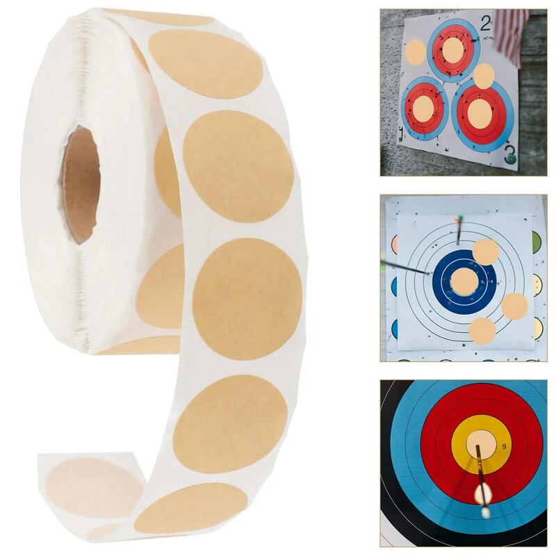 1 Roll Hunting And Shooting Target Repair Pasters Target Board Repair Shooting Practice Circular Gypsum Self-Adhesive Target