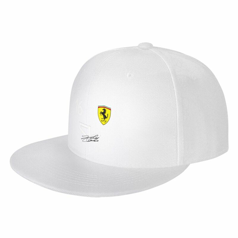 Charles Leclerc podpisał SF 2021 klasyczny T-Shirt czapka w stylu Hip-Hop czapka golfowa wywijane kapelusz kapelusz mężczyzna kobiet