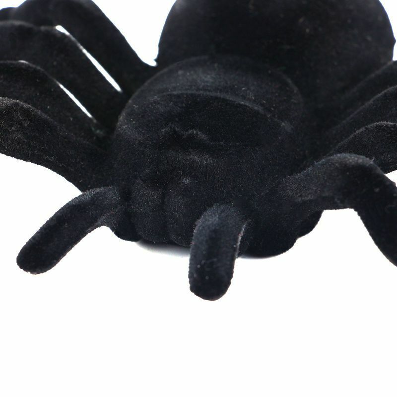1 szt. Horror czarny pająk nawiedzony dom pajęczyna artykuły do dekoracji na imprezę symulacja skomplikowana zabawka dzieci dekoracja Halloween
