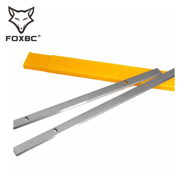 Foxbc 210x20x3mm hss plaina lâmina para corte de madeira-conjunto de 3