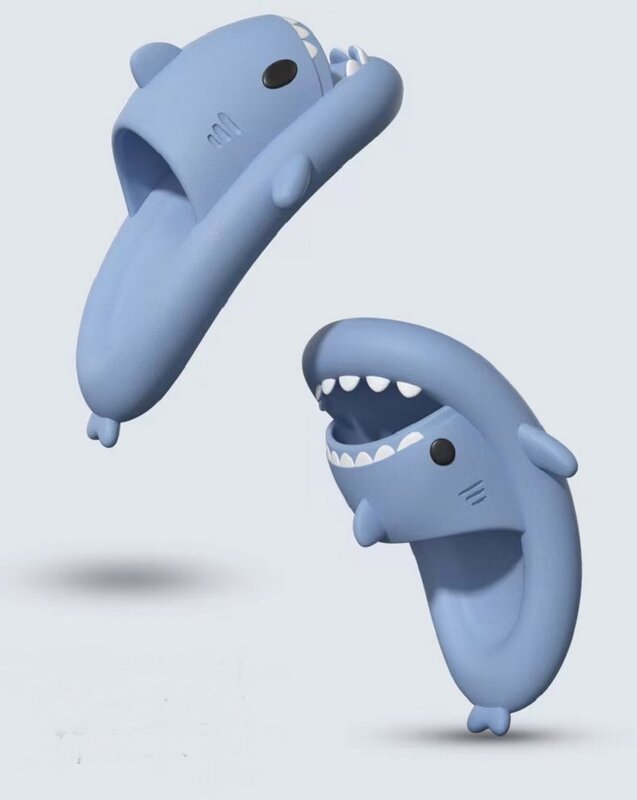 2024 New Summer Shark pantofole donna Slides uomo bagno infradito casa scarpe basse antiscivolo sandali divertenti per bambini all'aperto