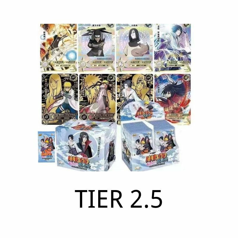 KAYOU-cajas de Naruto genuinas, paquetes de refuerzo, caja de juego de tarjetas comerciales, paquete de refuerzo de tarjetas de serie completa, regalos de colección