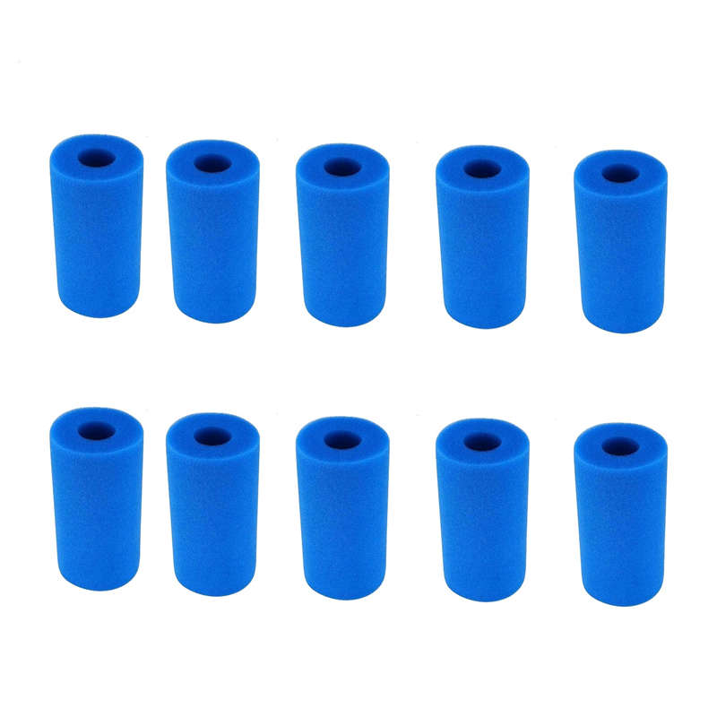 Spugna filtrante in schiuma da 10 pezzi per accessori per filtri per acquari per piscine lavabili riutilizzabili di tipo A