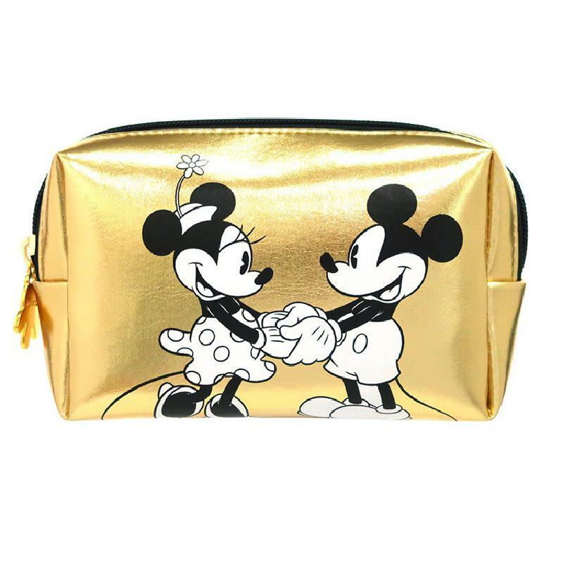 디즈니 정통 미키 마우스 90 기념일 패션 다기능 숙녀 화장품 가방 스케치 수납 가방