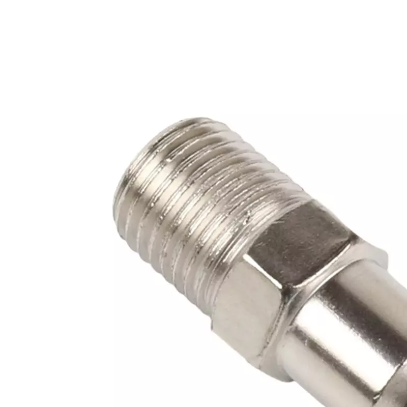 Bagian adaptor cepat penggiling adaptor cepat adaptor steker benang laki-laki 215psi selang udara konektor besi berlapis krom