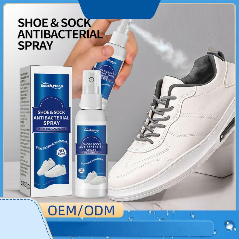 Polvo antisudor para el cuidado de los pies a prueba de caídas, ingredientes naturales, espray desodorizante, ambientador de zapatos y calcetines