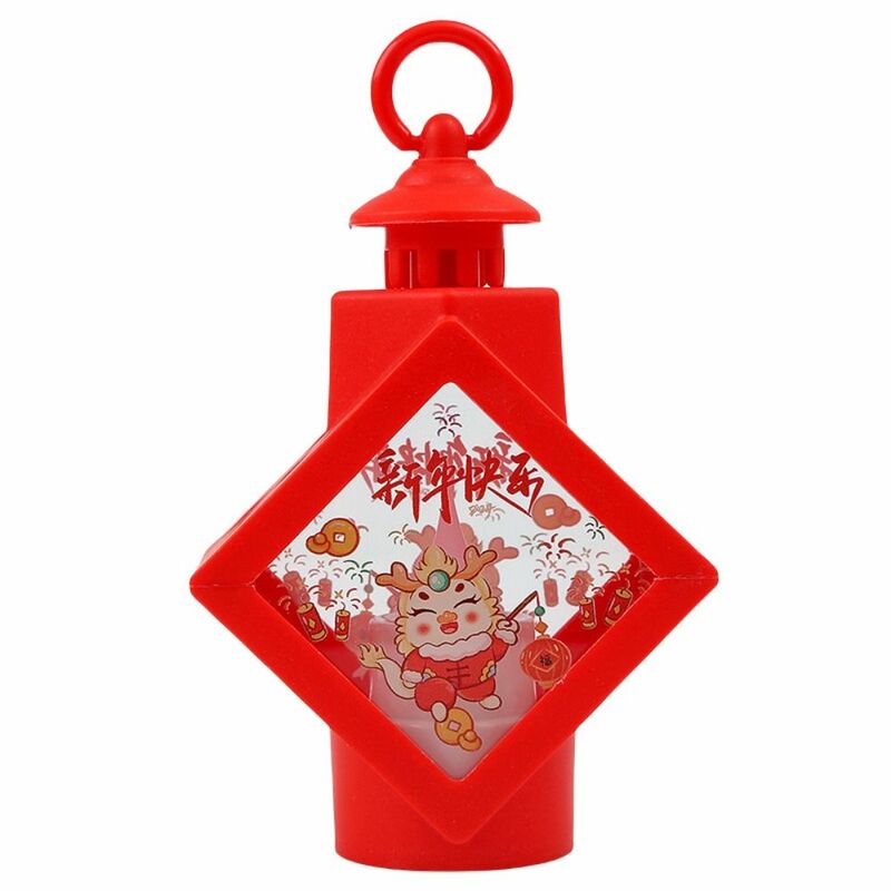 illuminated Spring Festival Wind Lantern Glowing LED New Year Handheld Lantern Hanging Chinese