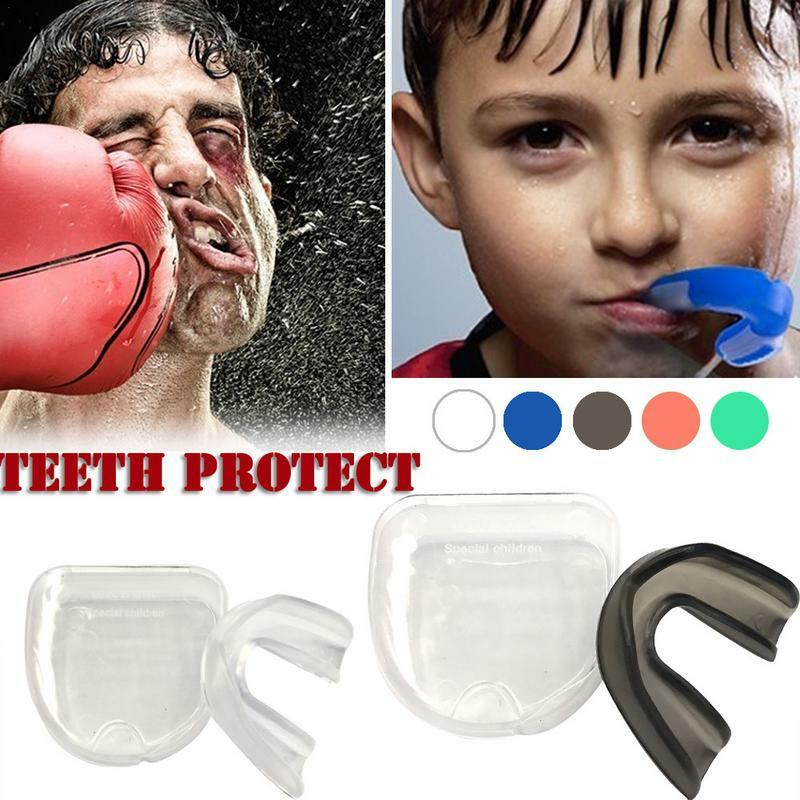 1 Satz Mundschutz Mundschutz Zähne schützen für Boxen Fußball Basketball Karate Muay Thai Sicherheits schutz