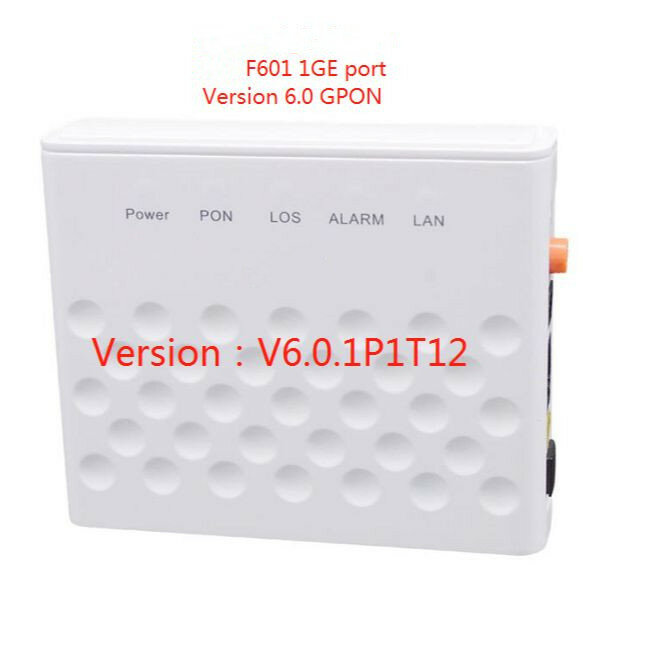 100% Original New ZXHN F601 1GE port Version 6.0 GPON Terminal ONT Optical Terminal 1GE Port Novo Free shipping