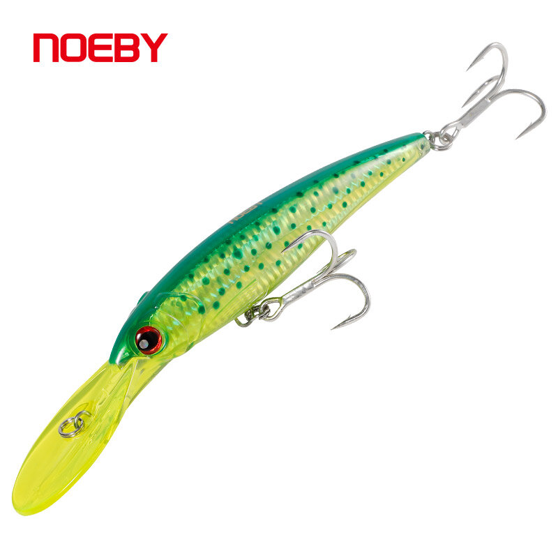 NOEBY Trolling Minnow Fishing Lures 120mm Floating 140mm 160mm Slow Sinking Wobblers Artificial Bait for Sea Bass Fishing Lure