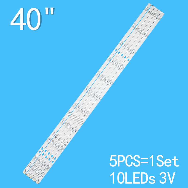 LED backlight strip 10 lamp for VES400QNSS-3D-U02 400DLED_SLIM_REV01_20150202 A C-Type 40UA9300 40UA8900 40FA7100 40UB8600