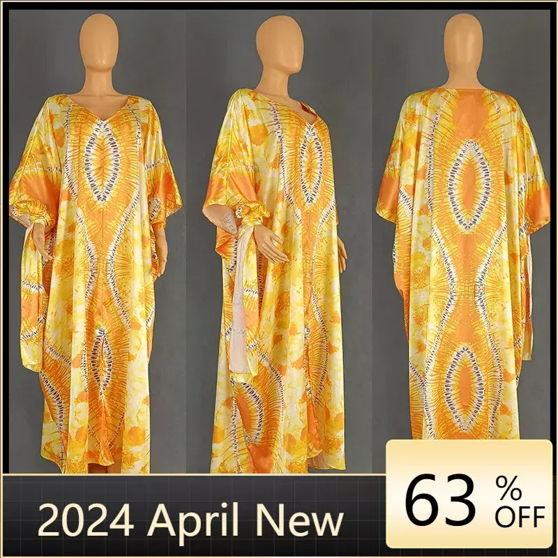 Robe longue africaine pour femme, 2 pièces, avec cravate de sauna, robe de soirée élégante, grande taille, vêtements Ankara Dashiki