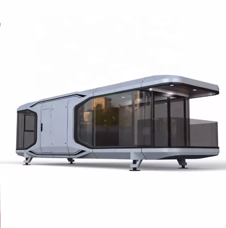 Pré-fabricada Space Capsule Cabin, minúscula casa com quarto e banheiro, IOT Villa, Container