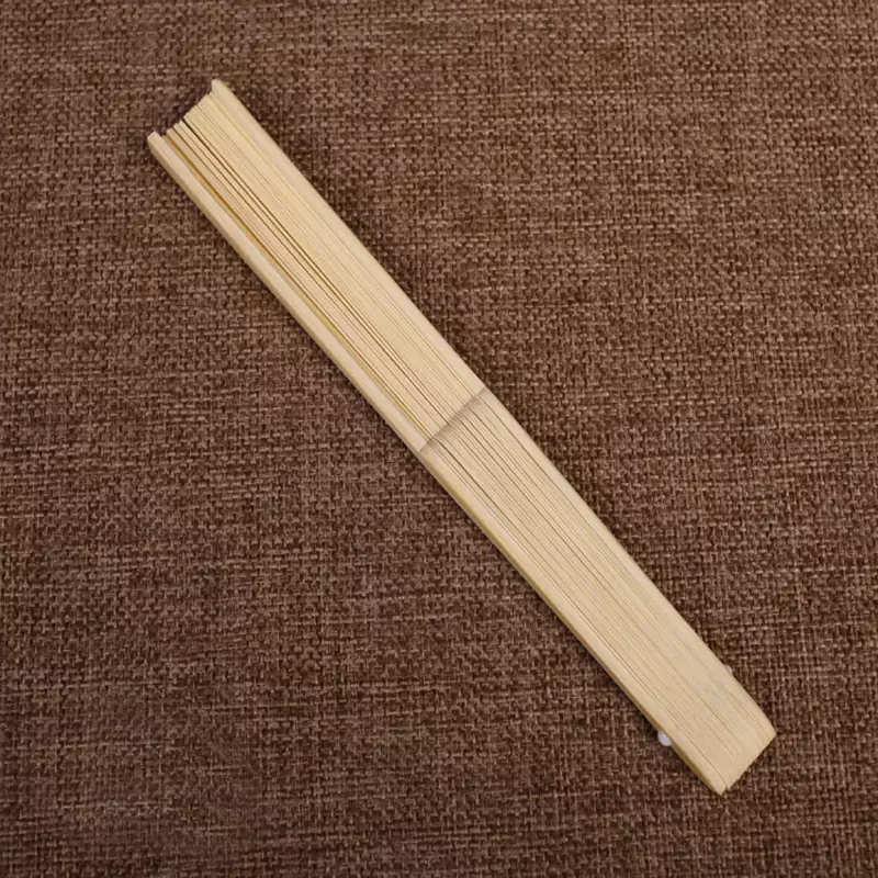 Baru gaya Cina 21Cm kipas kecil kipas lipat kerangka kipas bambu dapat dibuat dengan Diy