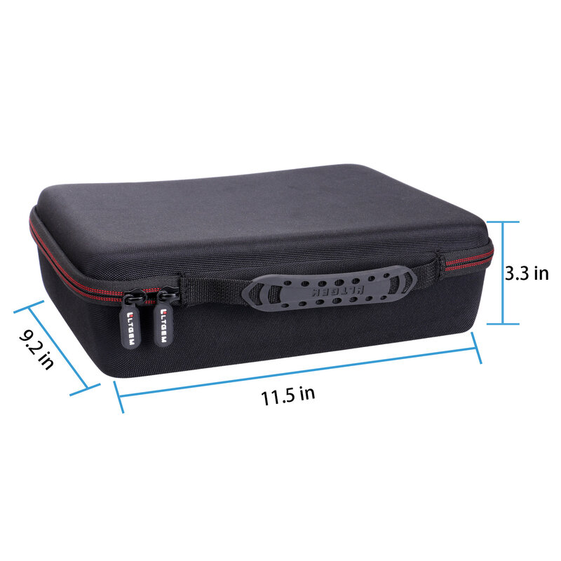 LTGEM EVA Hard Portable Travel Case for Card Games. Hold up to 1600 cards with 6 Moveable Dividers