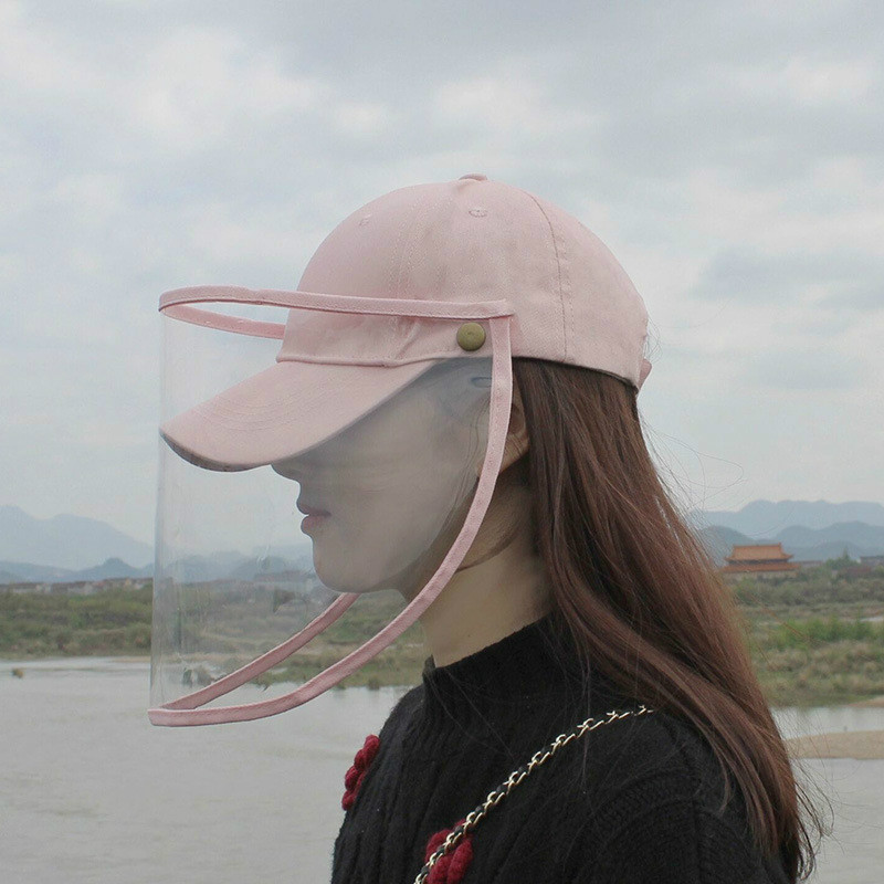 Máscara de chapéu de pescador ao ar livre anti-saliva protetor de rosto anti-cuspir chapéu, protetores de rosto de segurança