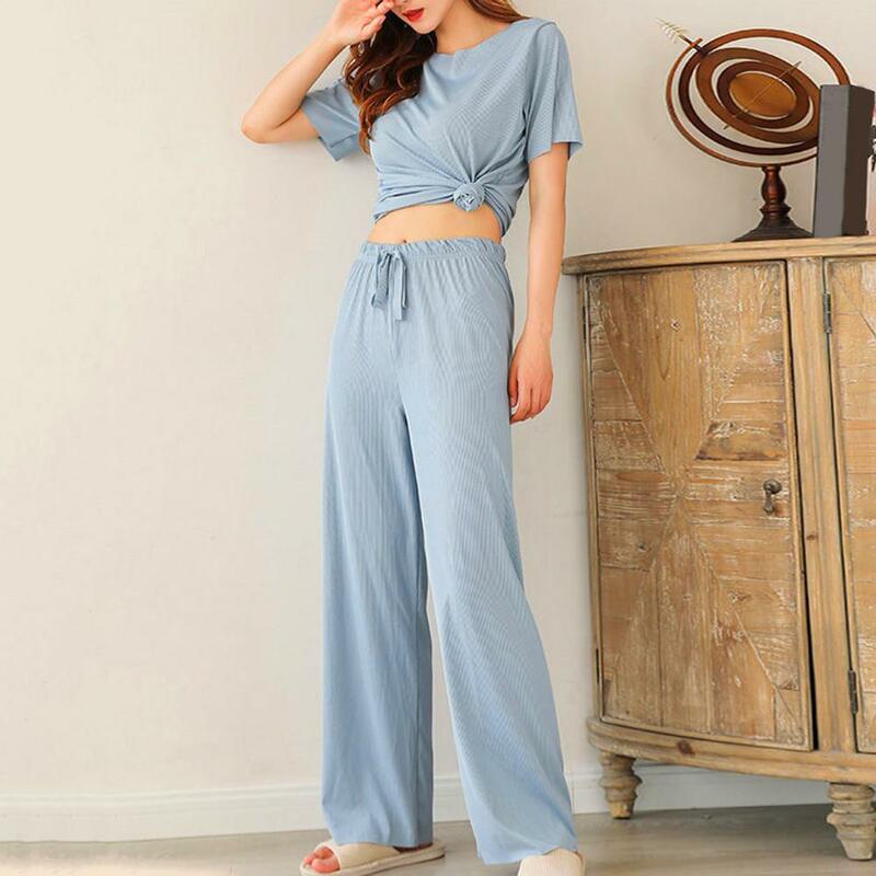 Women's Summer Checkered Short Sleeve Top+Casual Jeans Two Piece 2023 New Matching Set Korean Chic Blouse Denim Pants Suit
