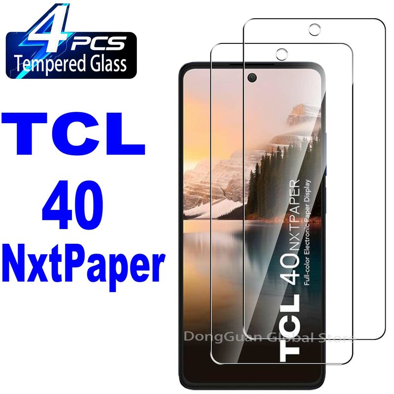 ฟิล์มกระจกนิรภัย2/4ชิ้นสำหรับ TCL 40 nxtpaper 5G 4G