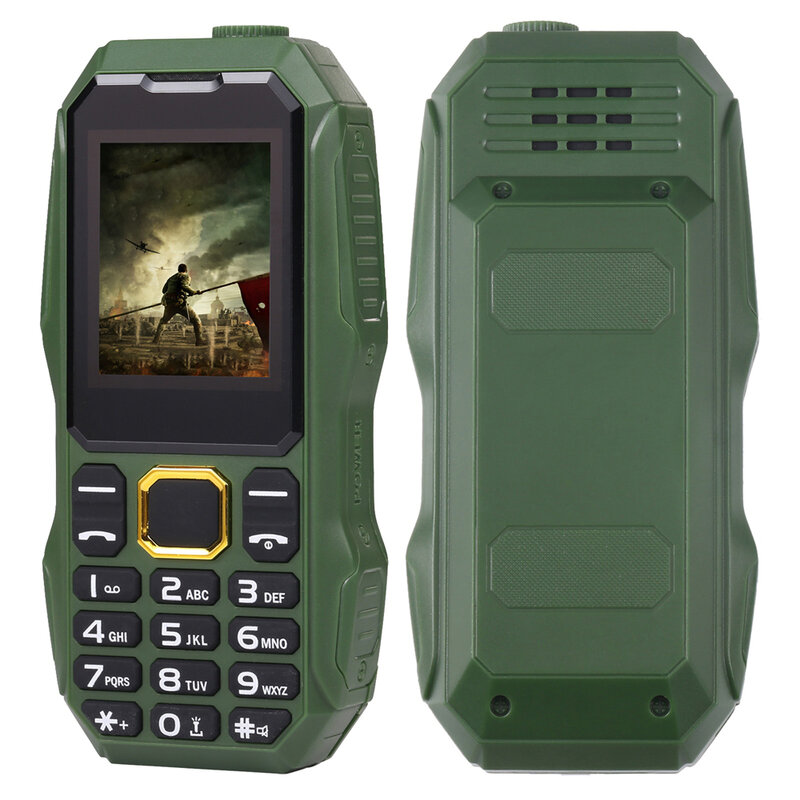 Rugged Mobile Phone Small Size Outdoor Sport Telephone Big Battery Long Standby Torch Large Sound Tiny Easy Carry Use Durable