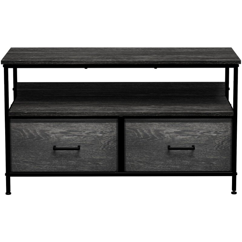 Dresser Drawers TV Table Stand- Furniture Storage Chest Tower Unit for Bedroom, Hallway, Closet, Office Organization-Steel Frame
