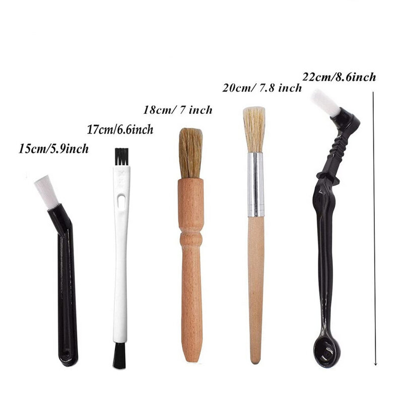 Cleaning Brush Espresso Coffee Machine Cleaning Set Coffee Grinder Brush Coffee Profession  Grime Cleaning Brush