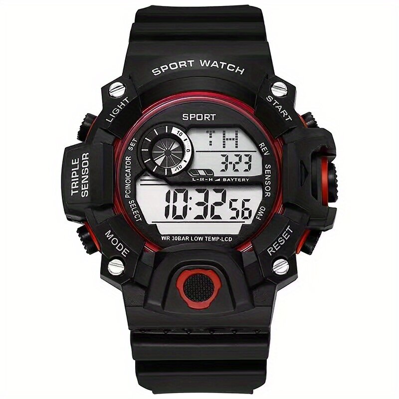Men's LED Digital Watch Date Sport Outdoor Electronic Watch for Men Boys Kids Multifunction Military Sports Watches Clock