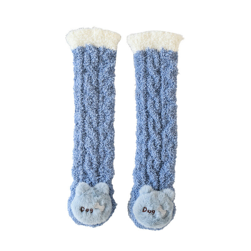 Chaussettes douces et chaudes pour bébé garçon et fille, motif dessin animé mignon, nouvelle collection hiver 2023