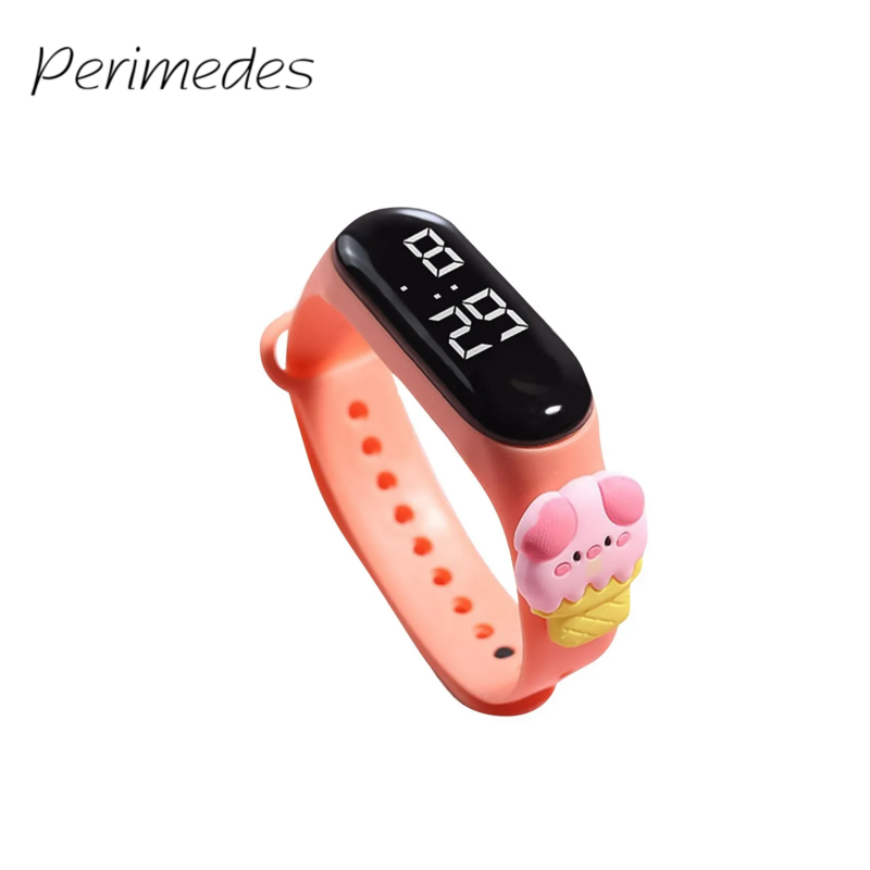 Children'S Sports Watch 2024 Cartoon Themes Silicone Strap Suitable Watch Multi Colors Available Watch Students Fashion Reloj