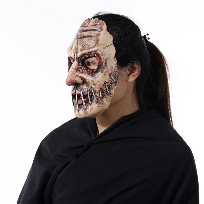 Pesta Halloween masker horor kuku mulut besar lateks hantu Festival simulasi lembut penutup kepala mainan lucu untuk anak-anak игрушк