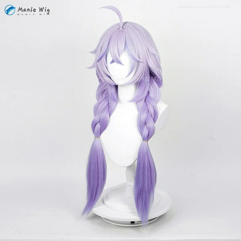 85cm Long Bailu Cosplay Wig Game WigsBailu Cosplay Wig Gradient Anime Wigs Heat Resistant Synthetic Wig + Wig Cap