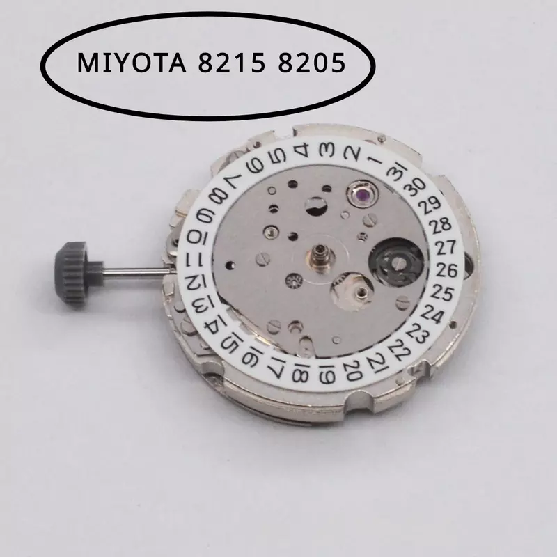 Miyota 8215 8205自動機械式ムーブメント、時計アクセサリー、オリジナル、日本ブランド、シングルカレンダー