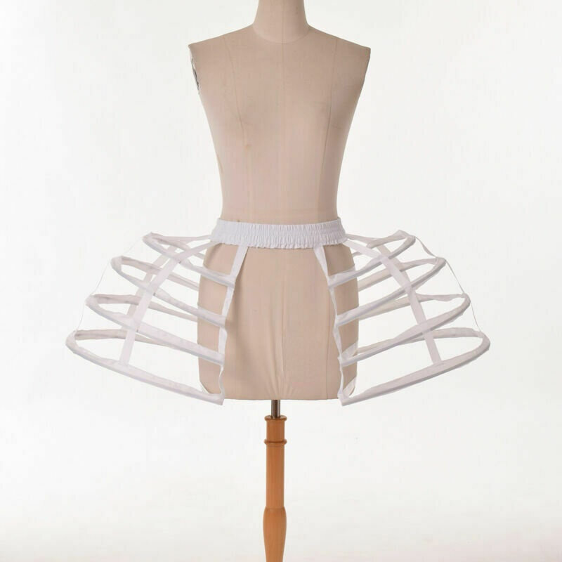 Blessume – jupe-culotte Crinoline pour femmes, Double Pannier, cerceau, Cage d'agitation