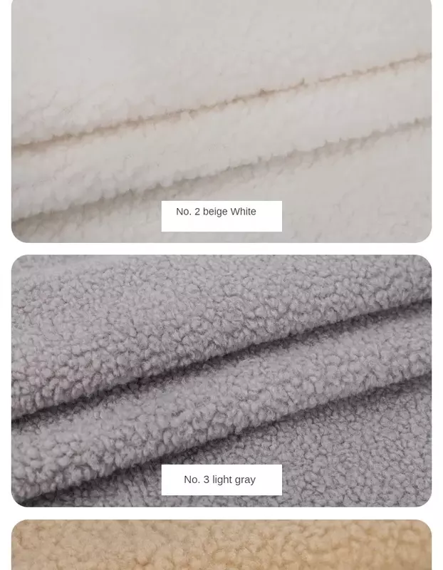Плюшевая ткань для пальто, одежды, декоративное шитье «сделай сам», зимняя овечья утолщенная Коралловая декоративная простая ткань черного и белого цвета