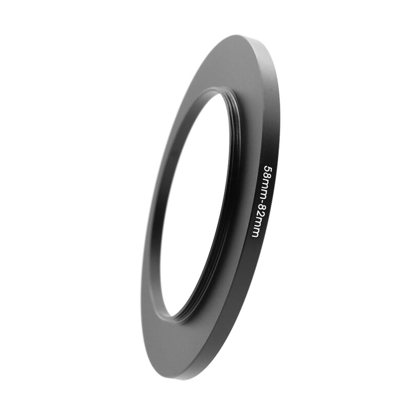 Kamera Objektiv Filter Adapter Ring Step Up / Down Ring Metall 58 mm - 43 46 49 52 55 62 67 72 77 82 mm für UV ND CPL Objektiv Haube etc.