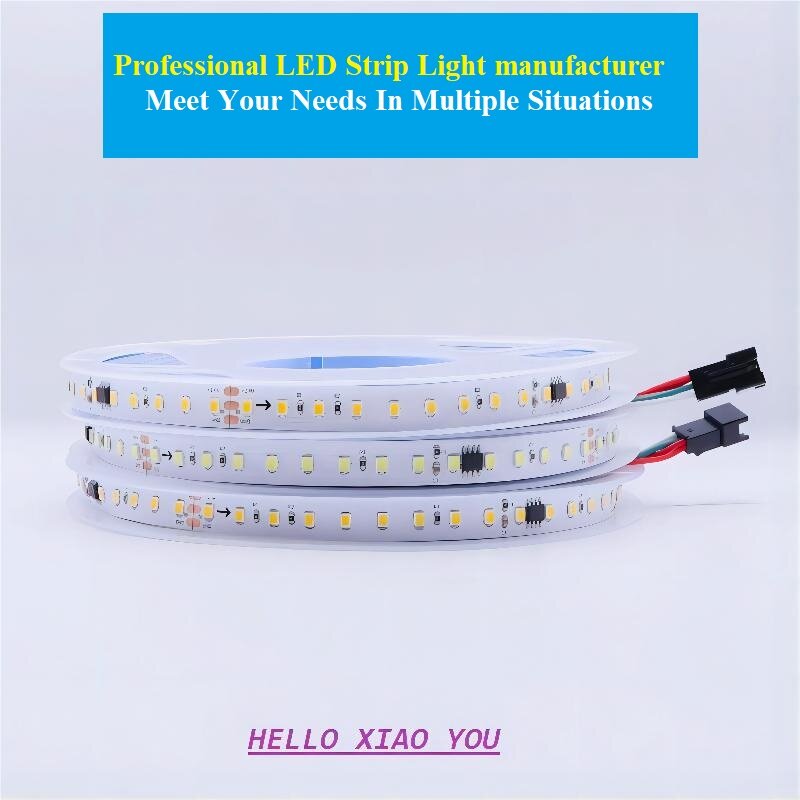 24V WS2811 Horse Racing LED Strip Lights  Running Water  LED Light Belt with Wireless Pannel Controller IP67 Chasing Light Strip