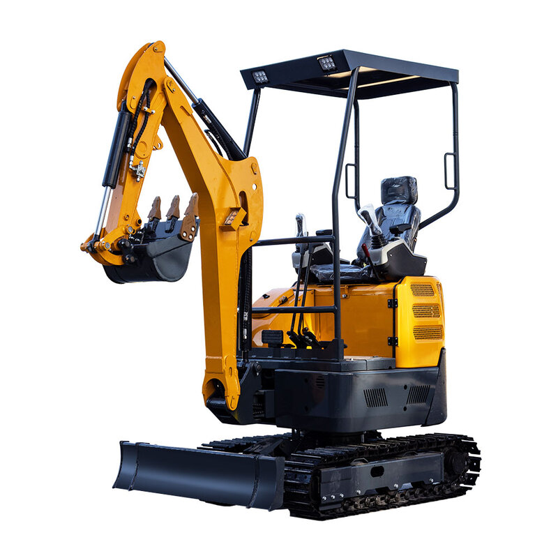 Earth-Moving Machinery Mini Digger CE Approved Road Crushing Crawler Micro Excavators Agricultural Hydraulic Small Excavator