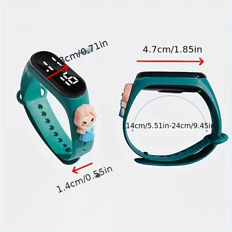 Reloj inteligente con pantalla táctil para niño y niña, pulsera electrónica Digital LED, resistente al agua, deportiva, regalos de cumpleaños