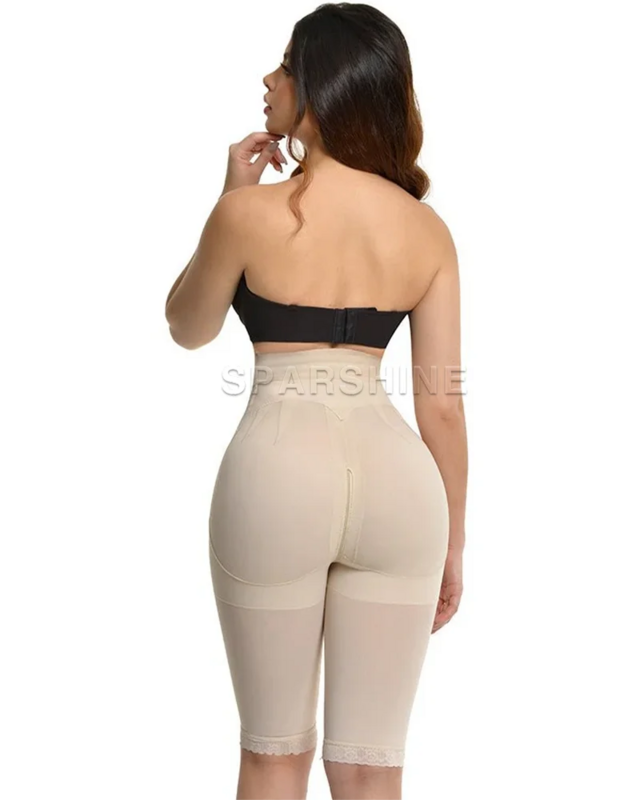 Fajas Colombianas 허리 트레이너 바디 셰이퍼, 엉덩이 리프터 바지, 복부 조절 슬리밍, 고압축, 평평한 배 보정속옷